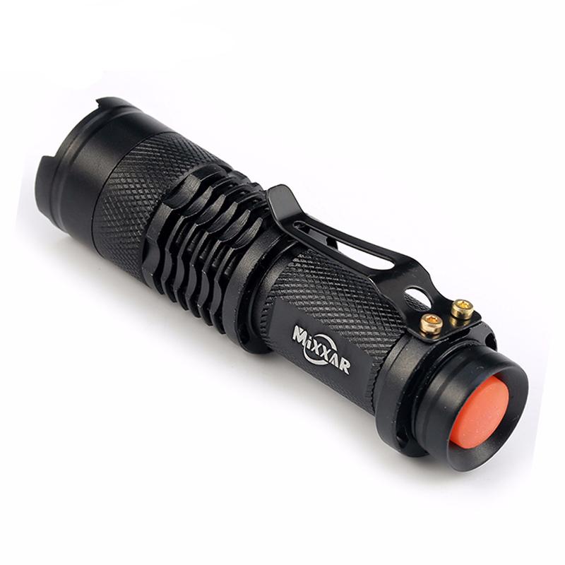 Glimmery Mini Black Flashlight