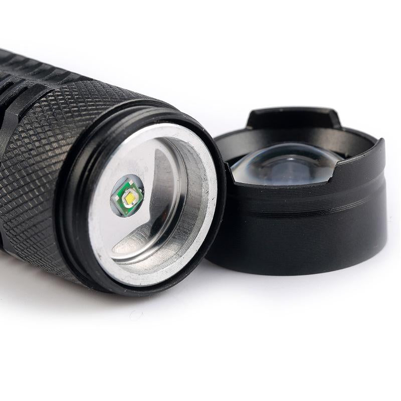 Glimmery Mini Black Flashlight