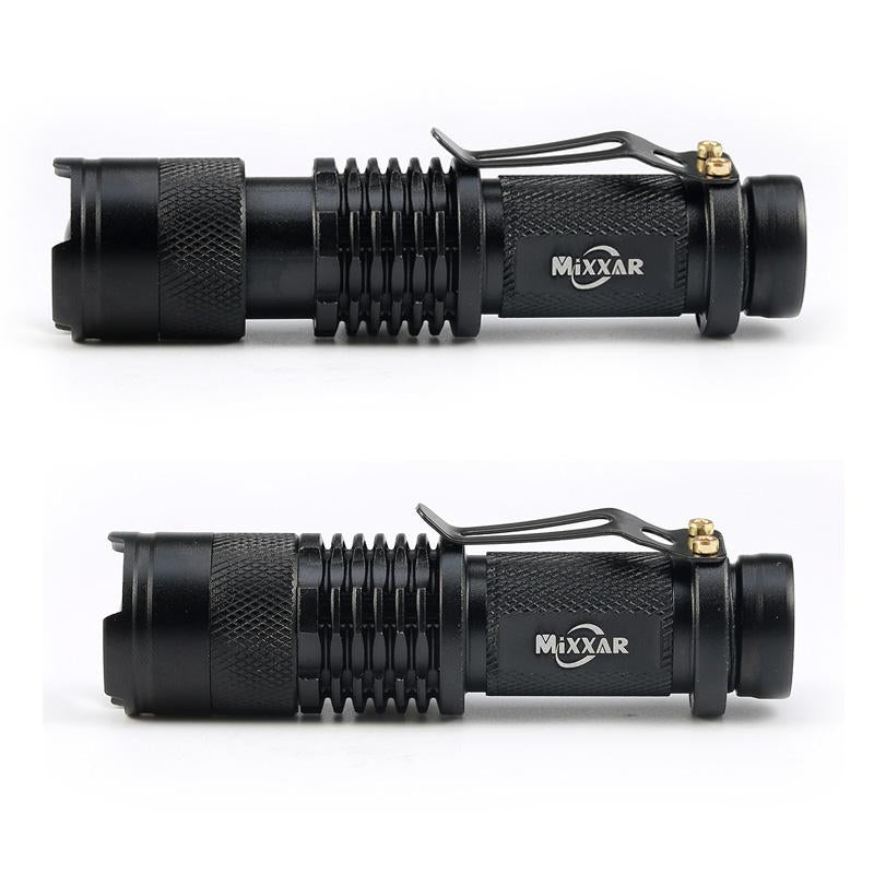 Glimmery Mini Black Flashlight