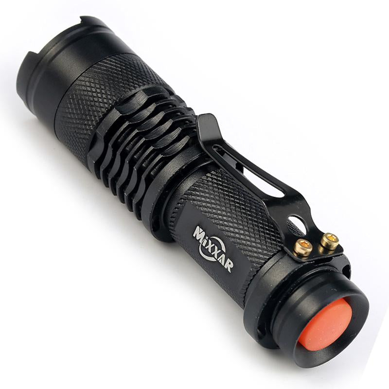 Glimmery Mini Black Flashlight